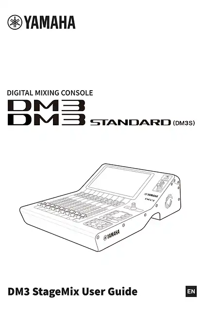 yamaha雅马哈DM3 StageMix User Guide [English]